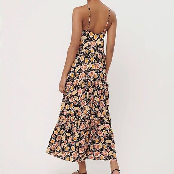 Loft Beach Floral Ruffle Tiered Maxi Dress - Picture 2 of 10
